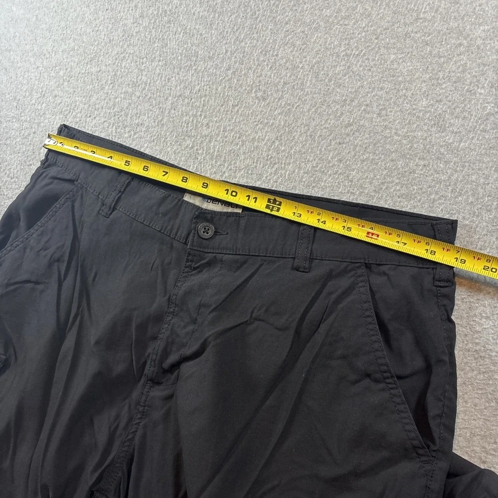 Denali Black Convertible Hiking Cargo Pants Men's 36x30 Nylon Nature (sm Holes)